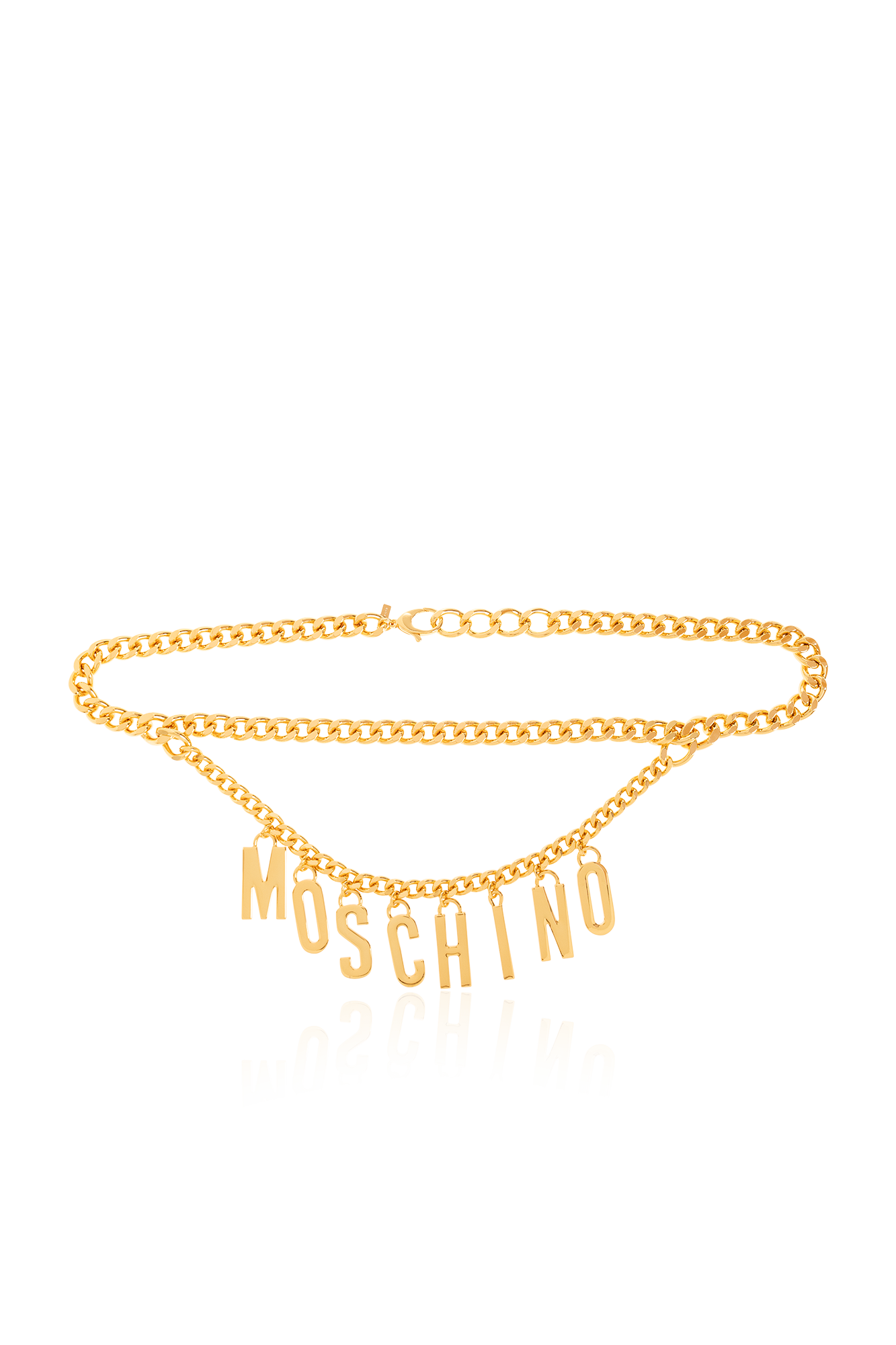 【関税&送料込】Moschino Belt With Pearls MOSCHINO men belt black 36US at Amazon Men's Clothing store